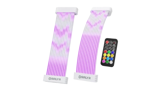 RGB PSU Cables Cover Set - White