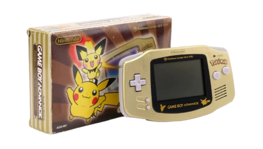 Game Boy Advance Pokemon Center NY Gold Limited Edition (AGB-001)