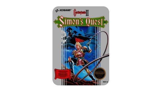 Castlevania 2 Simons Quest (NES) 1985