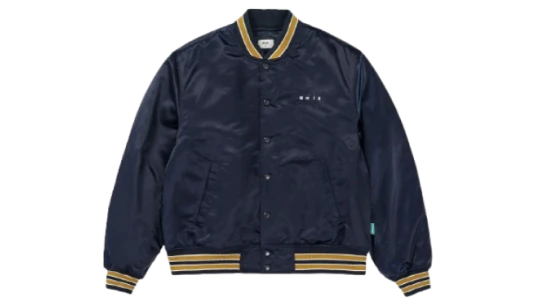CPC Satin Varsity Jacket - Navy