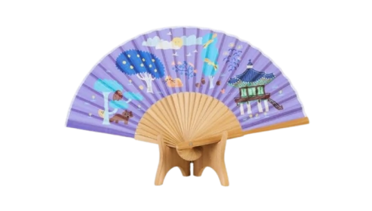 Changdeokgung Sangryangjeon Pavilion Fan