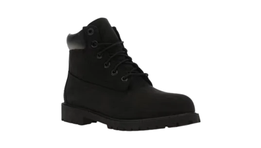 6" Premium Boot - Black Nubuck (GS)