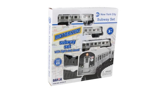 New York City Battery Operated Train Set Of 3