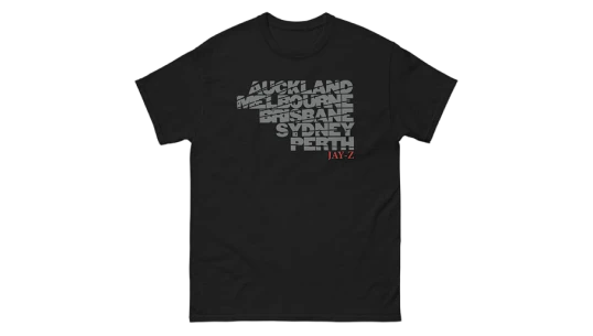 Unisex Classic Tee - Black/Grey/Red