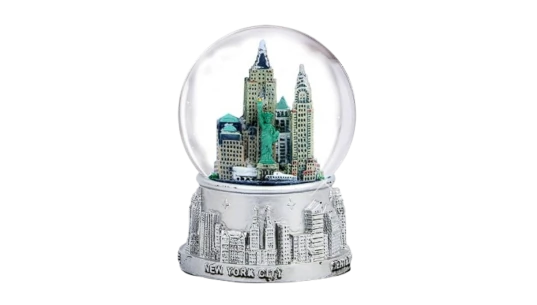 NYC Snow Globe - SIlver