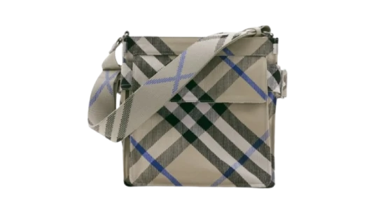 Small Trench Checked Tote Bag - Archive Beige