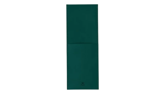 Leather Cutlery Holder Set of 4 - Forest Green