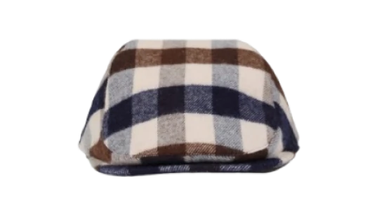 Club Check Flat Cap - Macro Flag Check