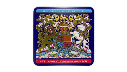 Longest Reigning Monarch Chocolate Biscuit Tin