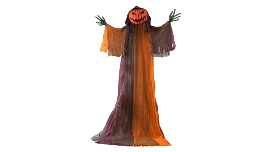 Giant Pumpkin Hanging Decoration With Light