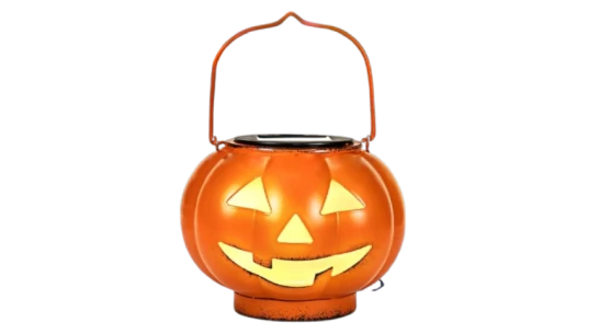 Halloween Pumpkin Solar Lantern - Orange