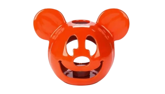 Mickey Halloween Candle Holder - Orange