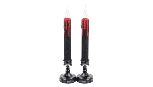 Blood Dripping Flameless Candles Halloween Decor