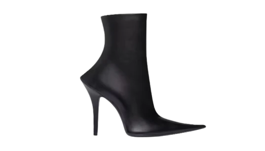 Witch 110mm Booties - Black Sheepskin
