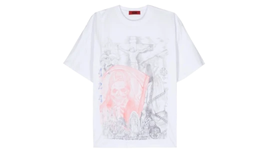 Valentina Death Cotton T-Shirt - White