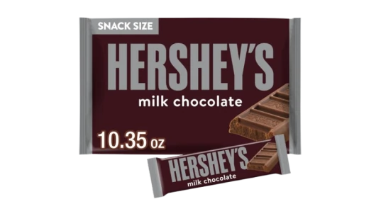 HERSHEY'S Milk Chocolate Snack Size - 1 Bar (283g)