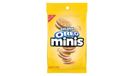 OREO Minis Golden Sandwich Cookies - Pack Of 1 (85g)