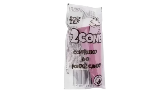 2 Cone Compressed And Powder Candy (12g)