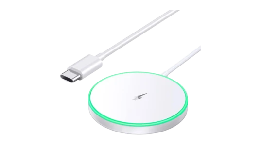 Magnetic Wireless Charger 15W Mag Safe - White