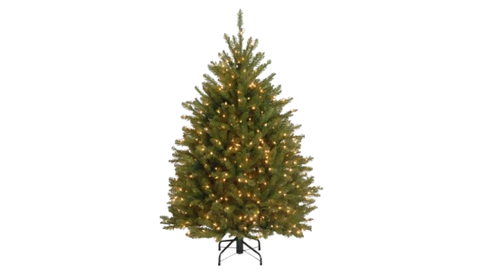 Pre-Lit Dunhill Fir Mini Artificial Christmas Tree 4 ft 