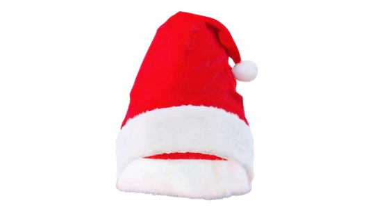 Santa Clause Hat - Red/White