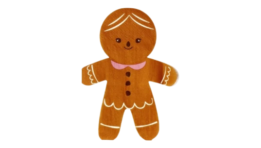 Gingerbread Man Napkins - Set Of 16