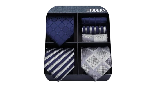 Ties and Pocket Square Set
