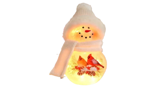Christmas Lighted Snowmen Indoor Decoration