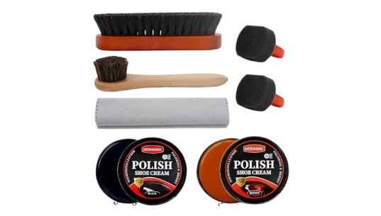 Black & Brown Shoe Care Kit