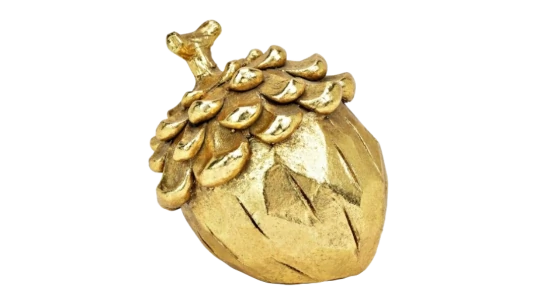 Christmas Decoration Acorn - Gold