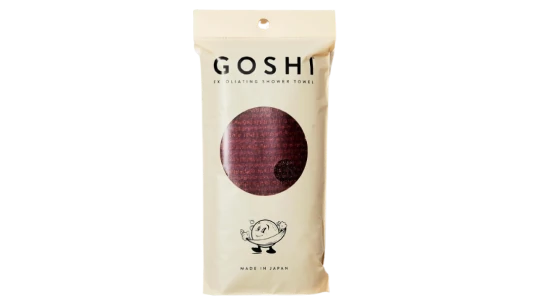 Exfoliating Shower Towel - Brick Red