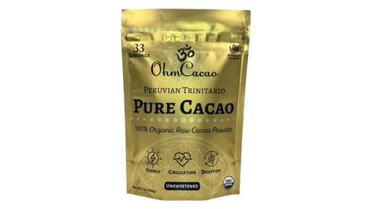 Raw Cacao Powder Organic Pure Unsweetened (198g)