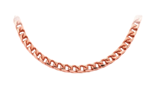 Franco Collection 5MM Franco 14k Solid Rose Gold Chain