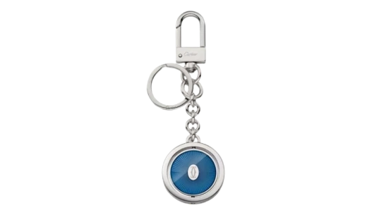 Double C de Cartier Logo Key Ring