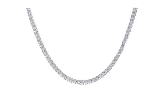 Tennis Necklace 45 CTW - Brass/Cubic Zirconia