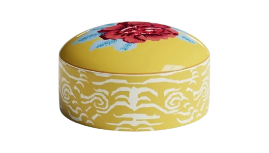 Floral-Print Jewellery Box - Multicolor