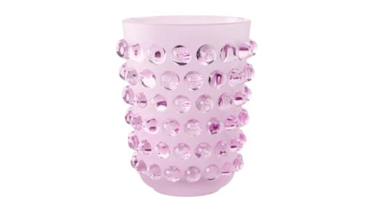 Mossi XXL Vase - Pink Luster Crystal