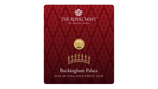 Buckingham Palace 1/40oz Gold Proof Coin Limited Edition 2024