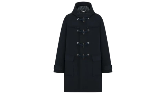 Icons Duffle Coat Double-Sided Wool & Cashmere - Blue