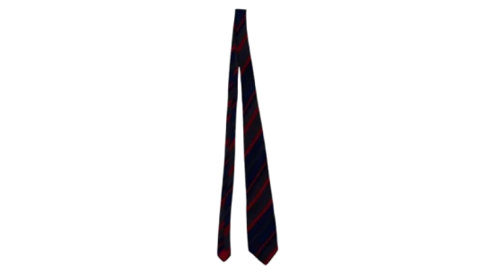 Vintage Valentino Silk Tie - Navy/Red