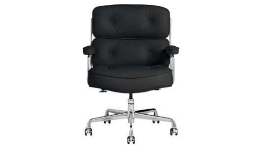 Eames Executive Chair - Black/Polished Aluminum
