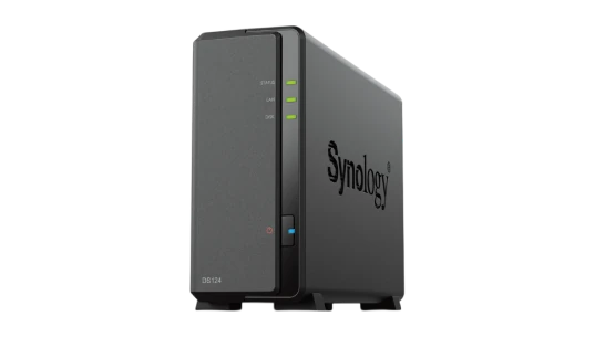 DiskStation DS124 1-Bay Desktop NAS Enclosure - Black