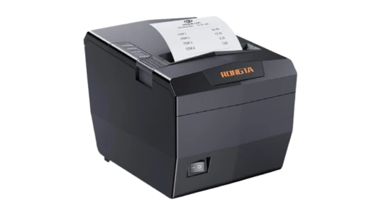 POS 80mm Thermal Receipt Printer USB - Black