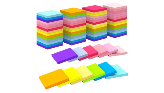 30 Pads Sticky Notes (100 Sheet/Pad) - Multicolor
