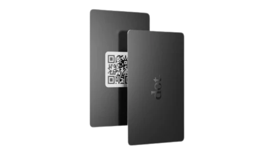 Tap to Share Digital Business Card - Black