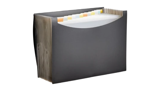 Expanding Organizer File Folder - Black