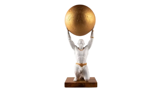 Atlas Sculpture  - White