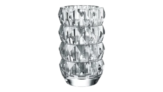 Louxor Round Vase M - Clear