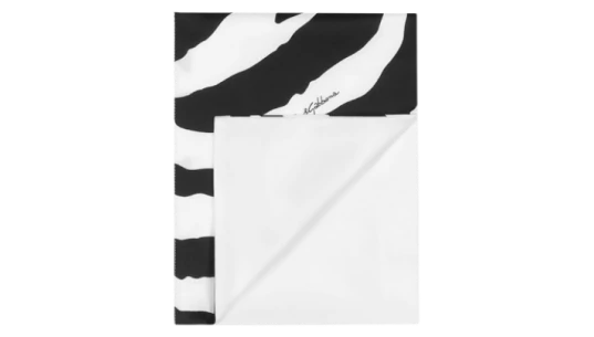 Set 2 Cotton Sateen Pillowcases - White/Black