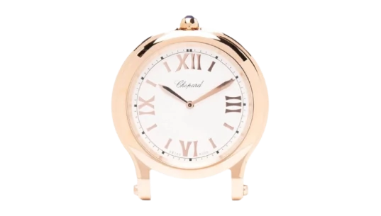 Happy Sport Table Clock 80mm - Stainless Steel